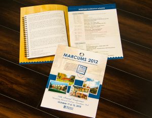 Messiah College MARCUMS 2012 brochure print design