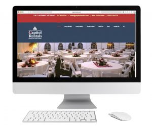Capitol Rentals website example