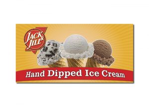 Jack and Jill Ice Cream Banner