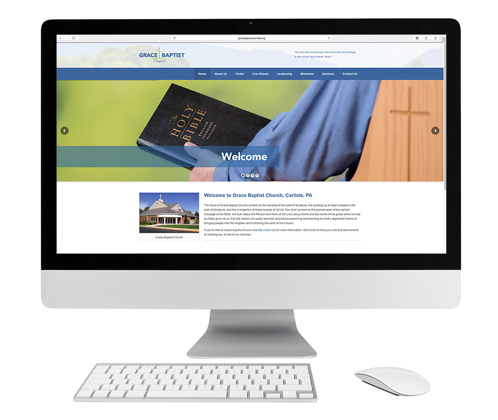 Grace Baptist Church website design